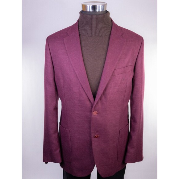 Nautica Men's 44R Sports Coat Jacket Blazer Polyester Blend Two Button Casual - Picture 2 of 15